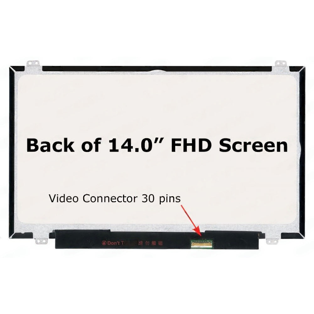 14.0 Inch 30 Pin Slim LED FHD Laptop Monitor