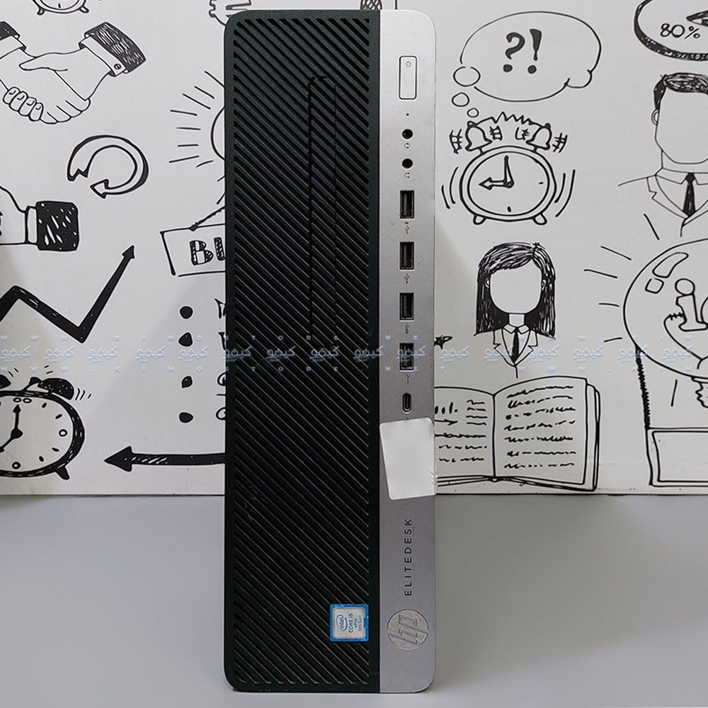 HP EliteDesk 800 G4 SFF Desktop PC (Intel Core i7-8700 - 8GB DDR4 - No Hard - Intel UHD Graphics - DVD RW) Original Used