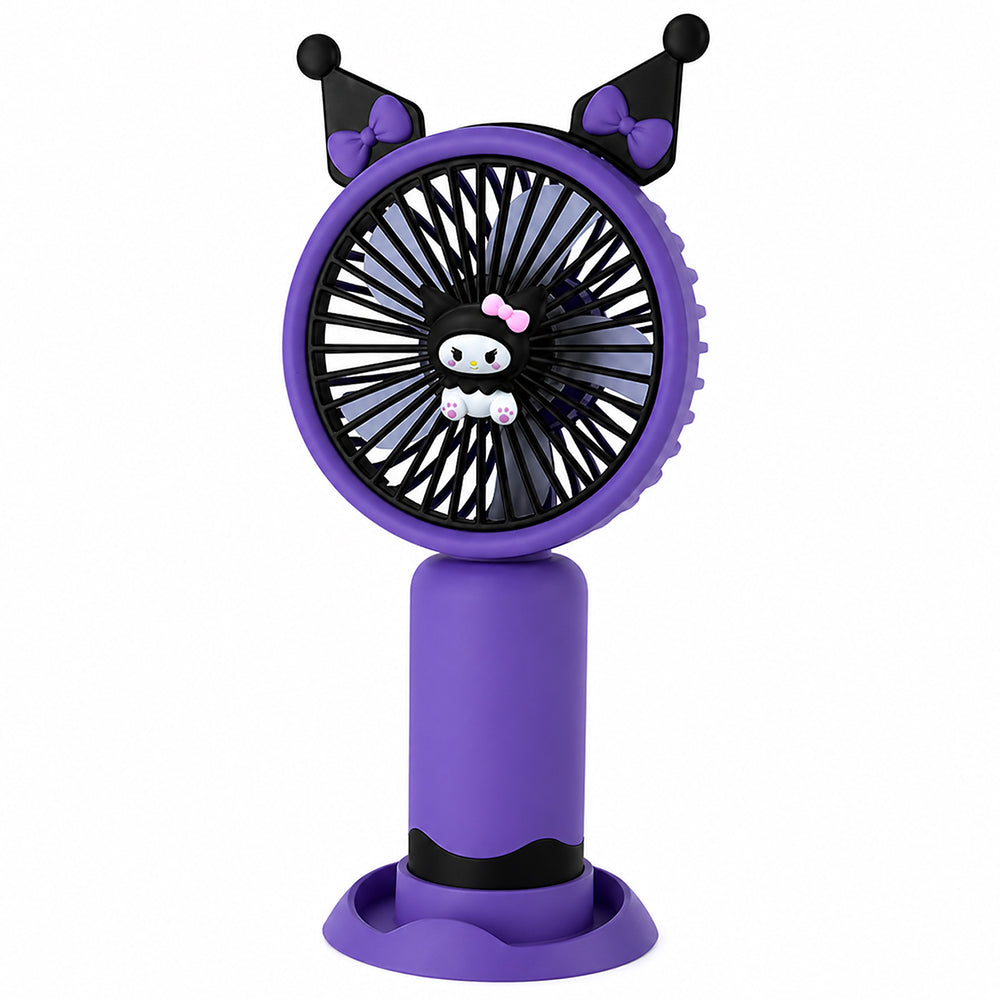 260 مروحة صغيرة محمولة قابله للشحن - بنفسجي