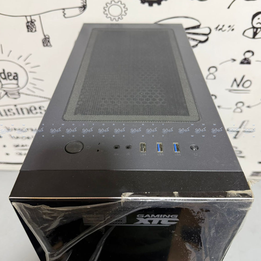 كيس ميد تاور تو بي جيمينج (انتل كور i7-12700F - رام 32 جيجابايت (2x16) - هارد كينجستون 500 جيجابايت NVMe PCIe M.2 SSD - اسوس جيفورس12 جيجابايت RTX 3060 GDDR6 - مازربورد اسوس برايم H610M-K D4- باورسبلاى سيسونيك 650W) تجميعة استعمال