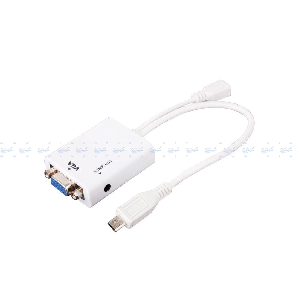 2B CV038 Micro To VGA + Audio Converter