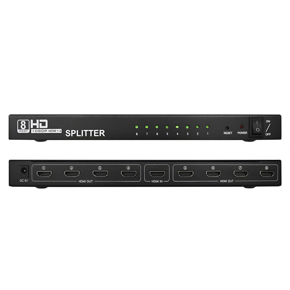 2B CV998 HDMI Splitter To 8 HDMI