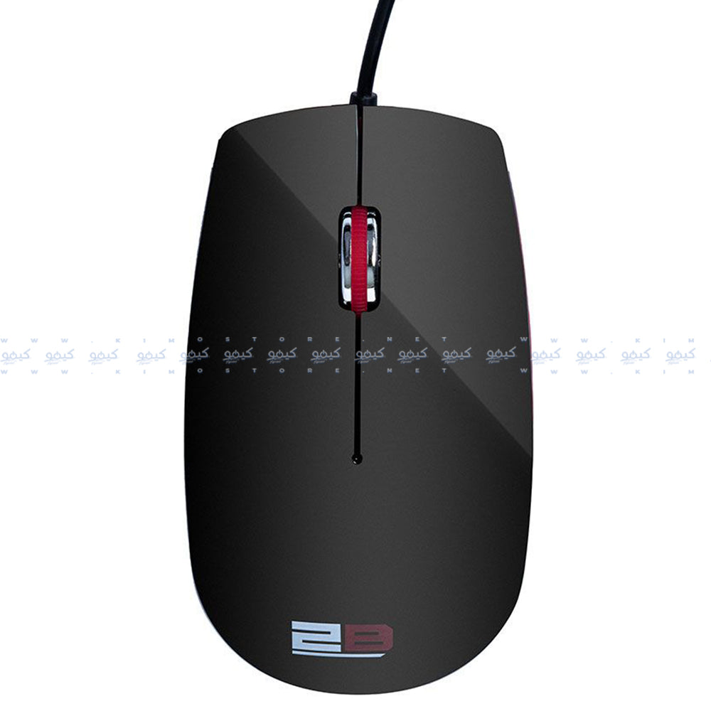 2B MO16R Wired Mouse 1200Dpi - Red