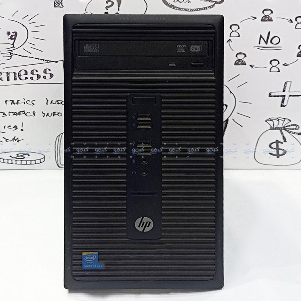 كمبيوتر تاور اتش بي 280G1 (انتل كور I5-4570 - رام 4 جيجابايت DDR3 - انتل HD جرافيكس - DVD RW) استعمال خارج
