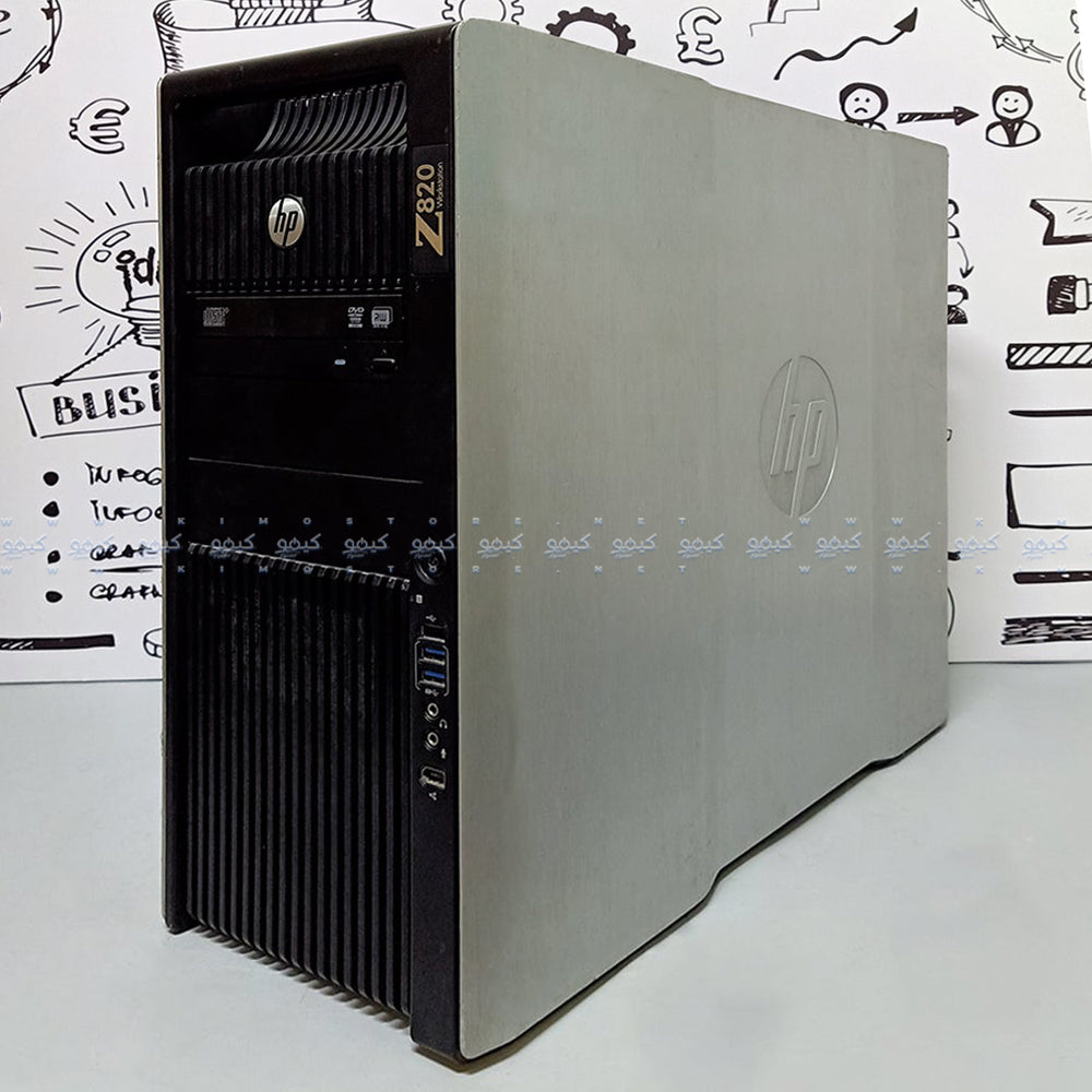 HP Z820 Tower Workstation (Intel Xeon E5-2643 - 8GB DDR3 - No Hard - No Graphics Card - DVD RW) Original Used