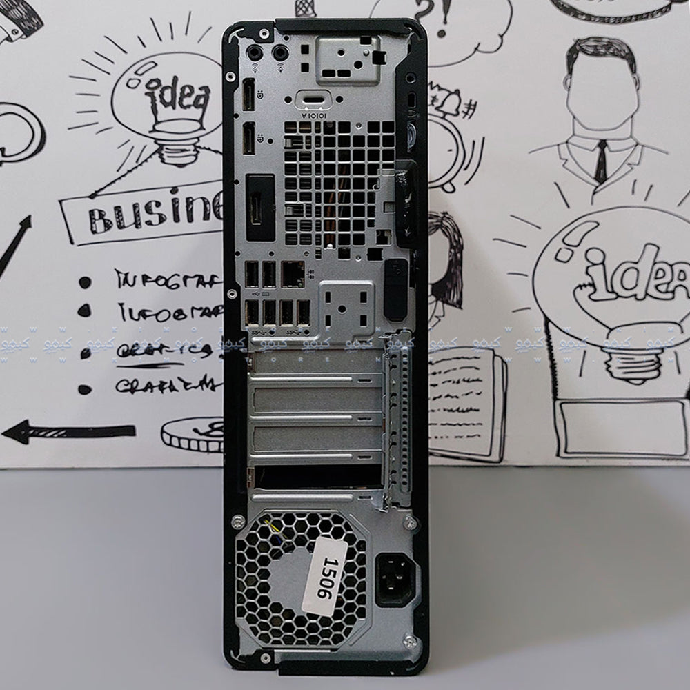 كمبيوتر ديسك توب اتش بي EliteDesk 800 G5 SFF (انتل كور i5-8500T - رام 8 جيجابايت DDR4 - انتل UHD جرافيكس - DVD R/W ) استعمال خارج