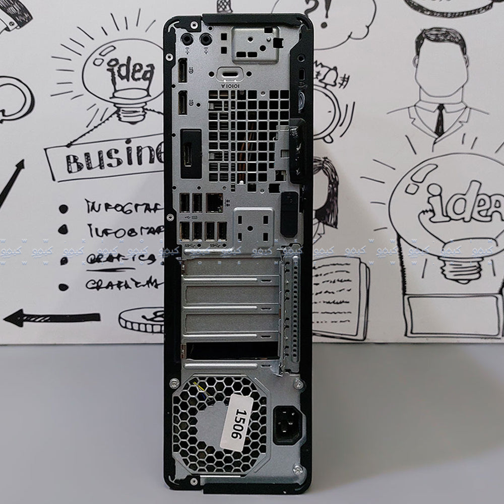 كمبيوتر ديسك توب اتش بي EliteDesk 800 G4 SFF (انتل كور i5-8400T - رام 8 جيجابايت DDR4 - انتل UHD جرافيكس - DVD R/W ) استعمال خارج