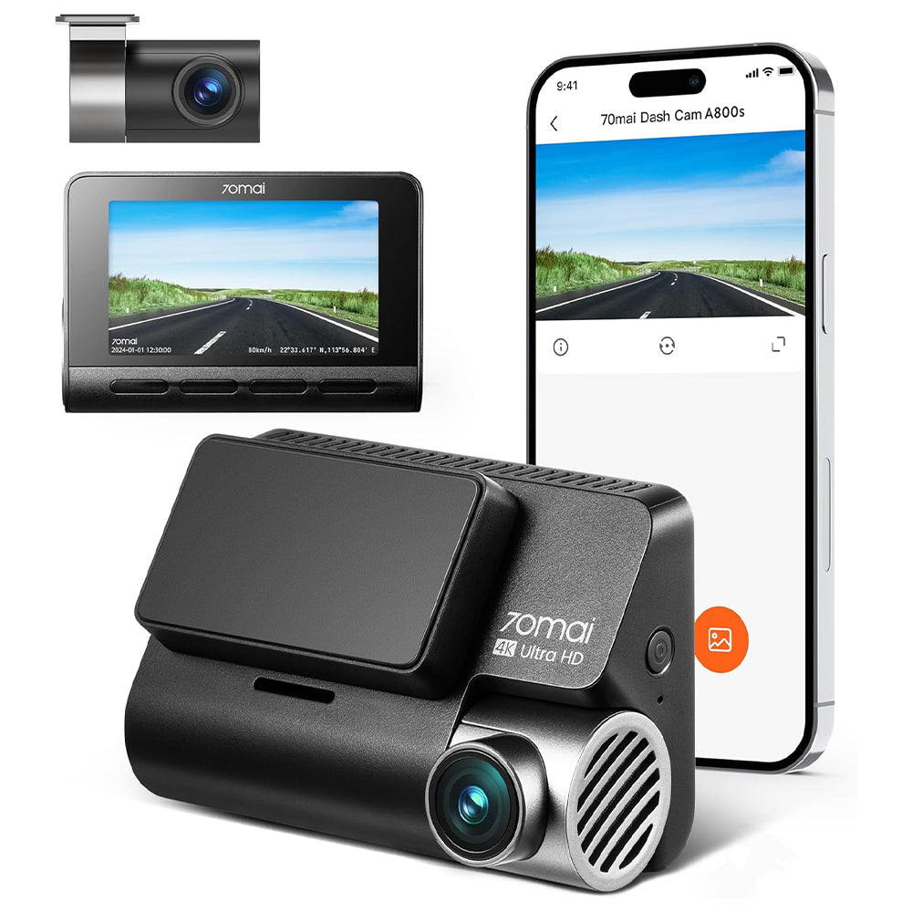 70mai A800S-1 Dash Cam Pro Plus + Rear Cam Set 4K