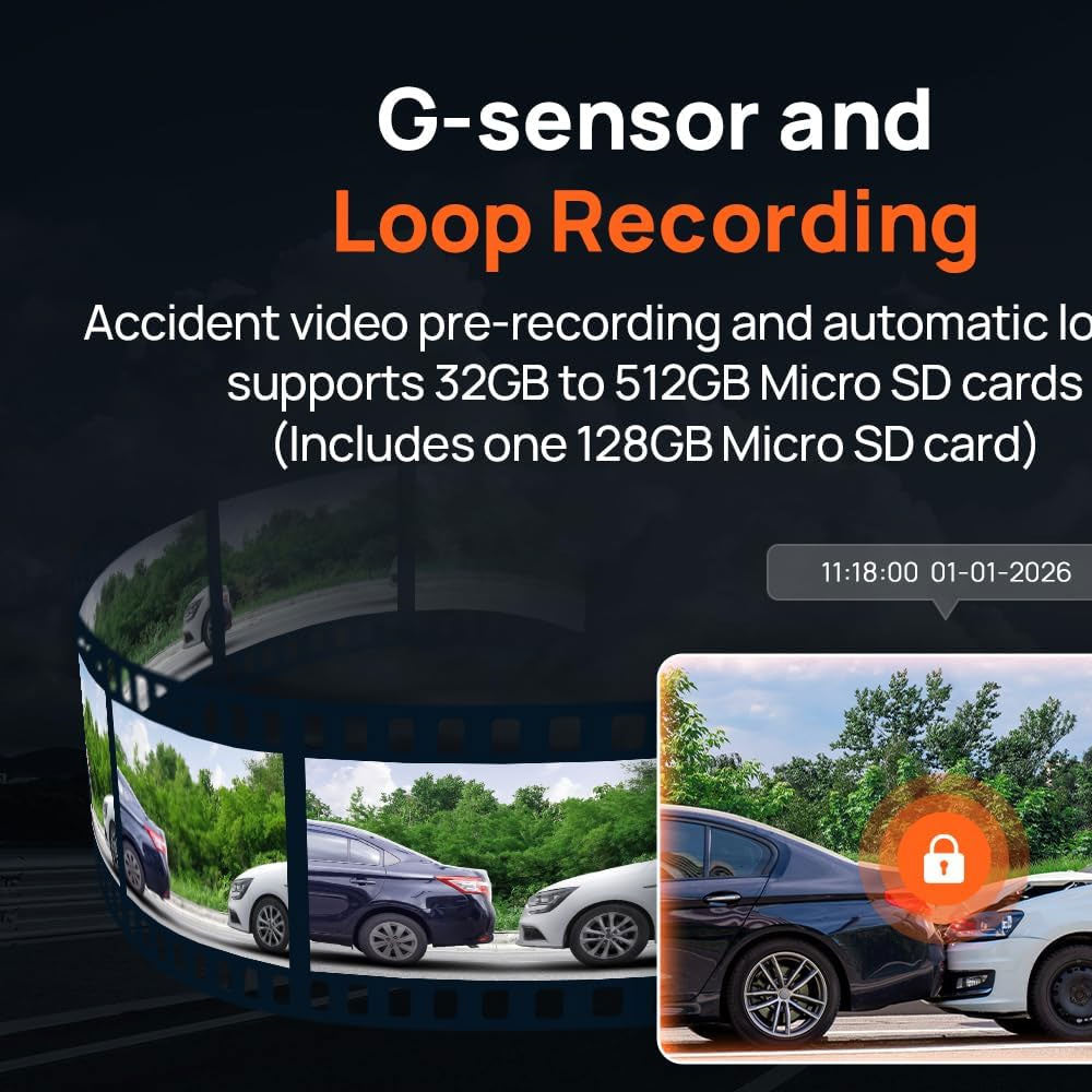 70mai A810S-2 STARVIS 2 4K Dash Cam Set