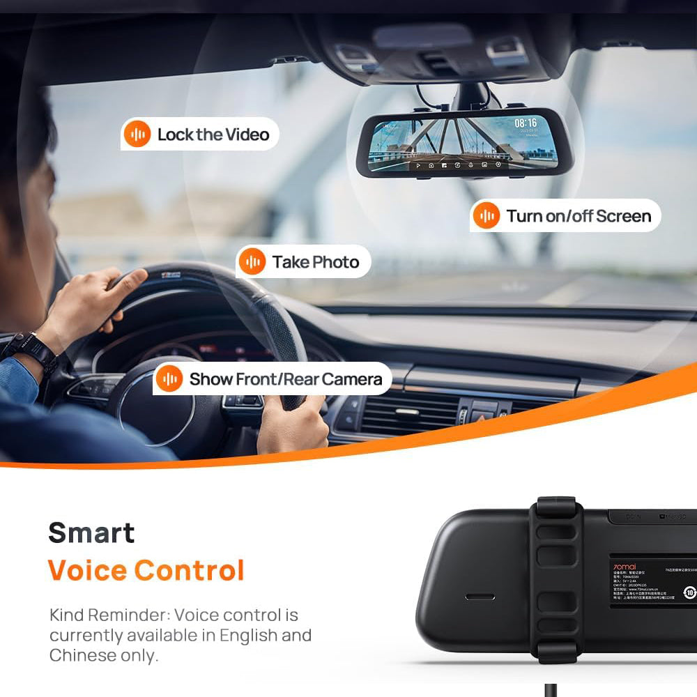 70mai S500 Rearview Dash Cam Set