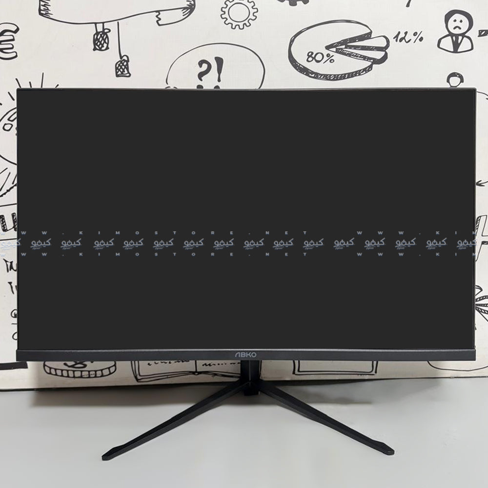 شاشة أبكو AV24F75D مسطحة 24 بوصة IPS FHD بدون إطار 75 هرتز (اوبن بوكس)
