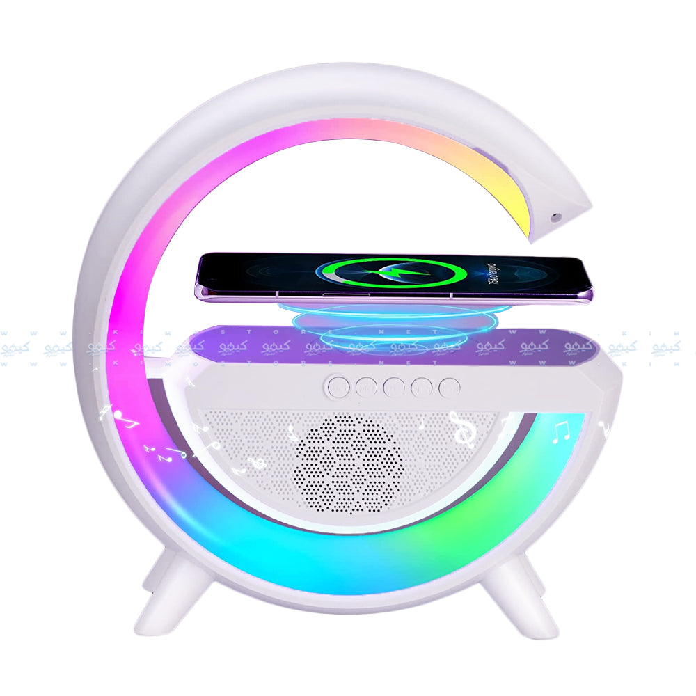 سبيكر سمارت مع اضاءة RGB و شاحن لاسلكي AN-2301