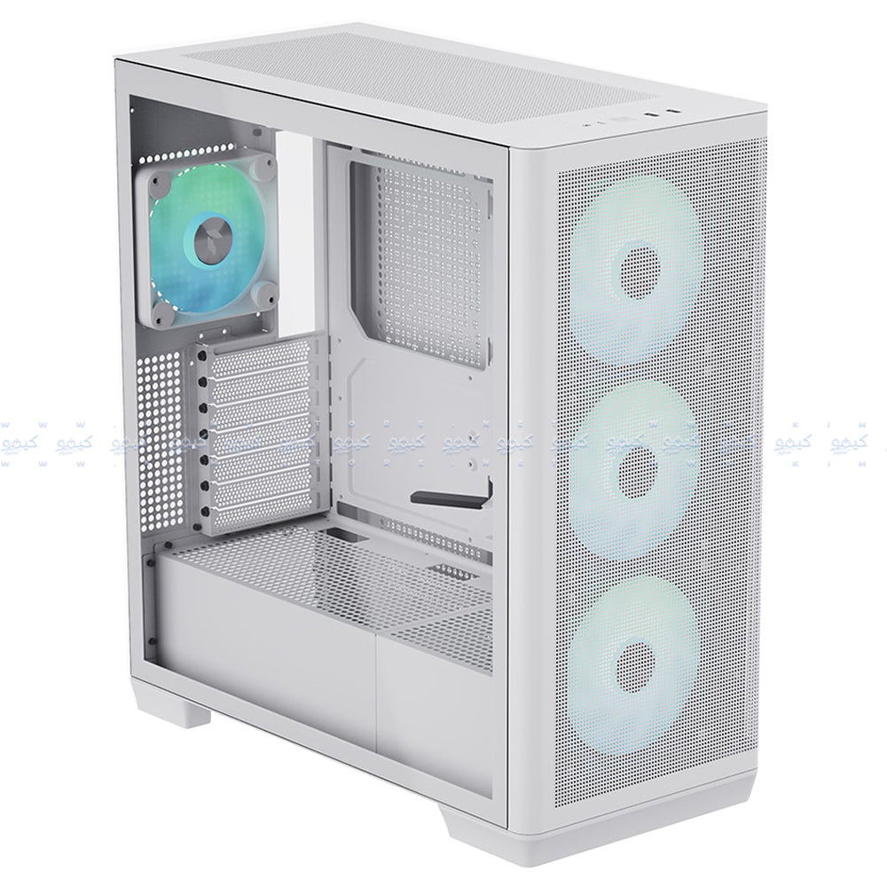 كيس ميد تاور ي بي ان اكس جيمنج C1-R-WT-V1 ARGB