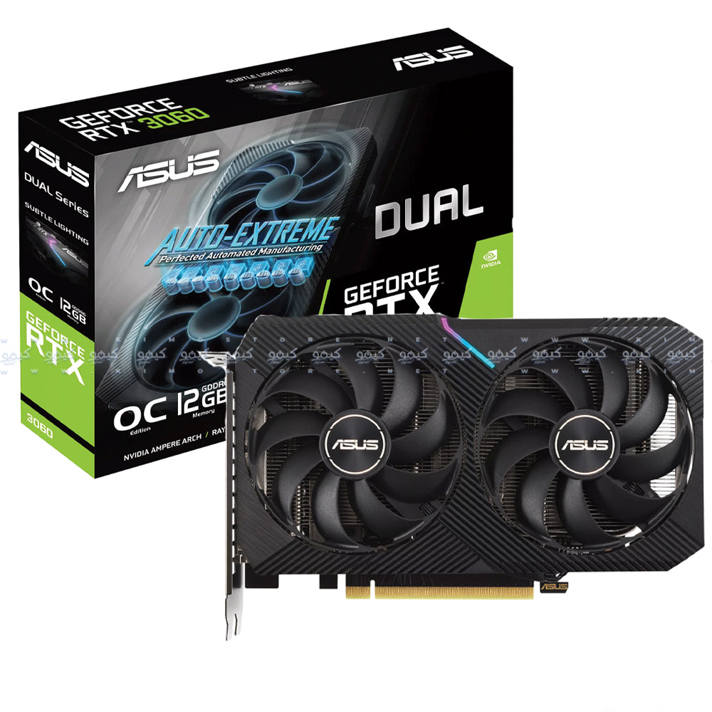كارت شاشة اسوس Dual GeForce RTX 3060 OC 12GB GDDR6