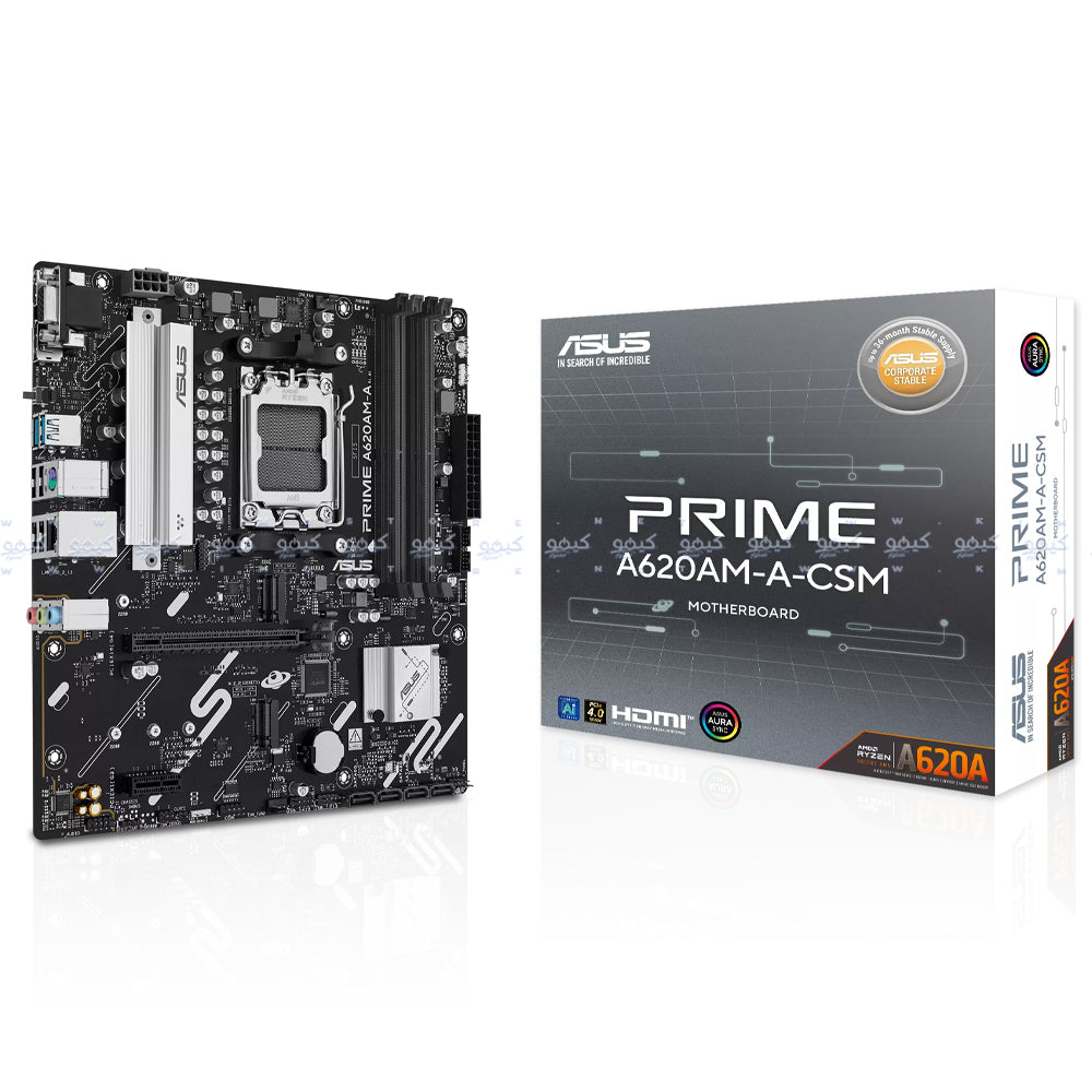 مازر بورد أسوس PRIME A620AM-A-CSM DDR5 سوكيت معالج AM5
