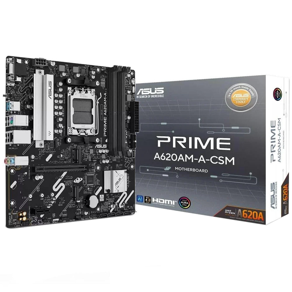 ASUS PRIME A620AM-A-CSM DDR5 Motherboard AM5
