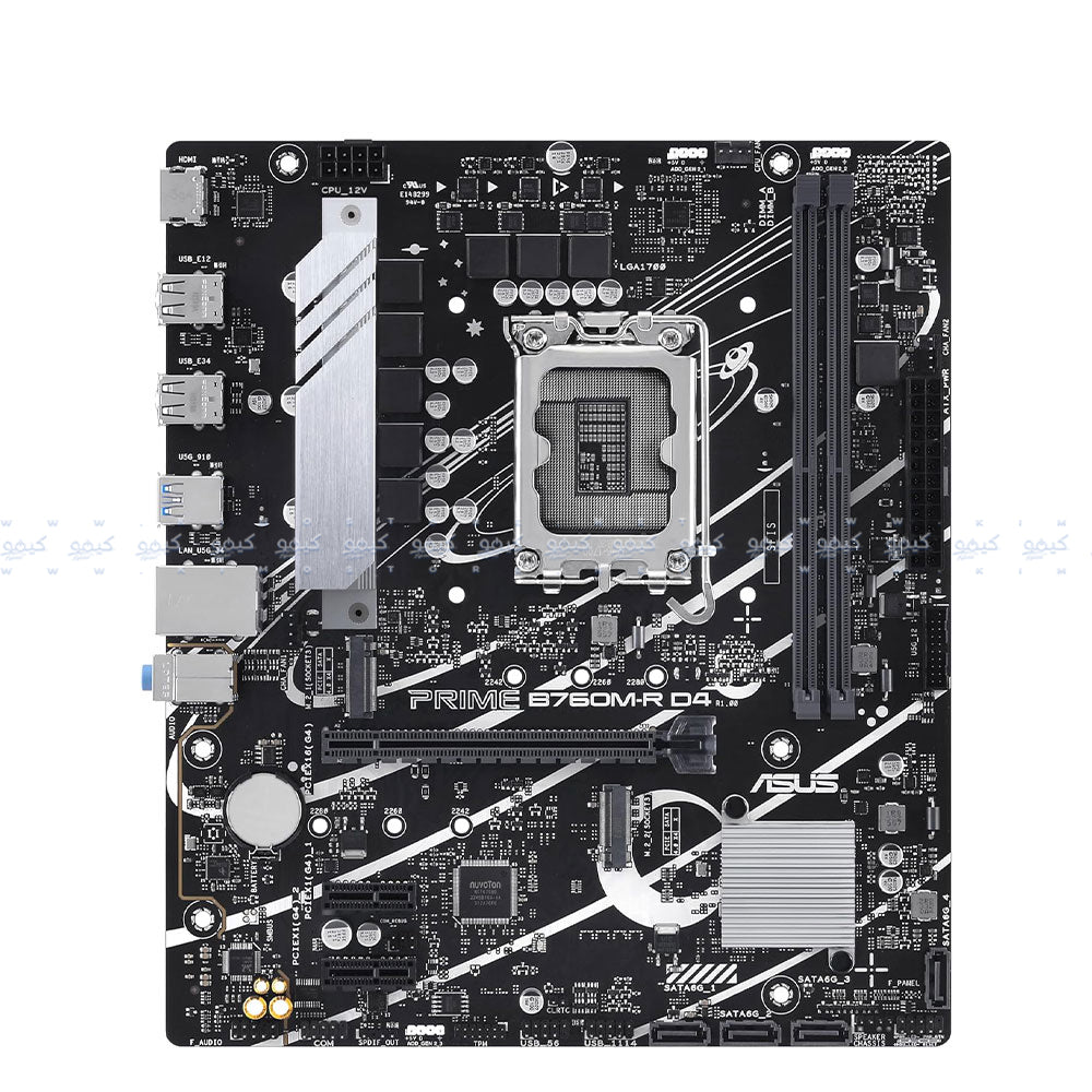 مازر بورد أسوس PRIME B760M-R D4 DDR4 سوكيت معالج LGA 1700
