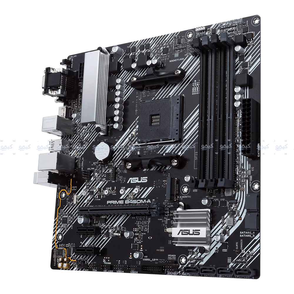 ASUS Prime B450M-A II Motherboard DDR4 AM4