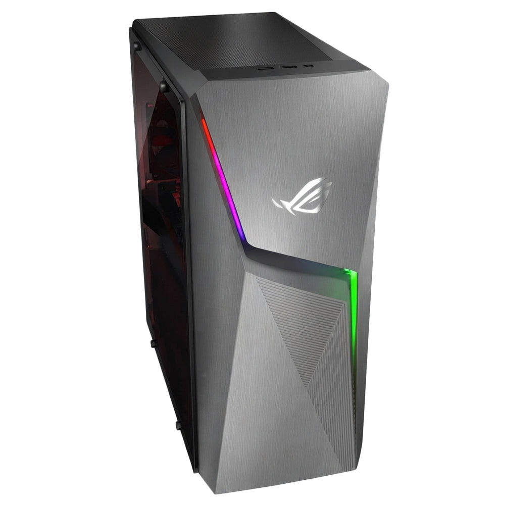 كمبيوتر ميد تاور اسوس جيمنج ROG STRIX G10CE (انتل كور i5-11400F - رام 16 جيجابايت - هارد 512 جيجابايت M.2 NVMe - نفيديا جيفورس 6 جيجابايت GDDR6 GTX 1660 Ti ويندوز 10 - كيبورد + ماوس) - رمادي