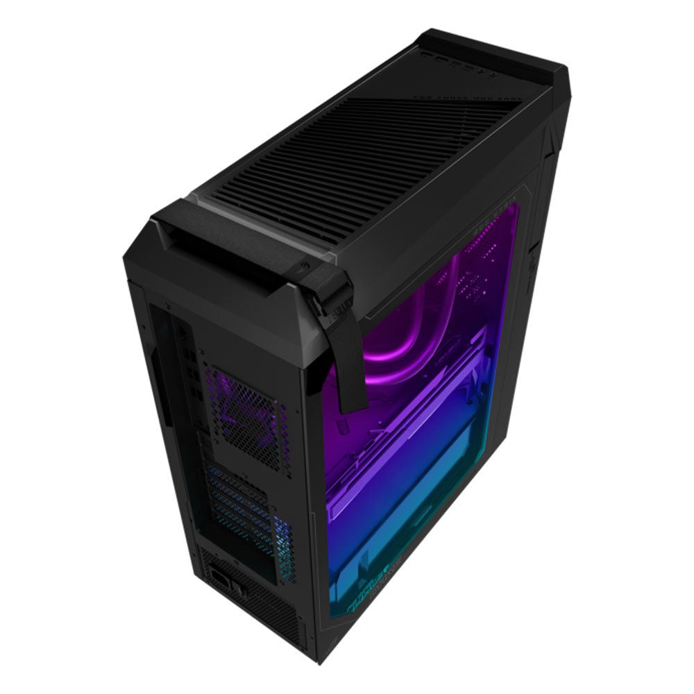كمبيوتر ميد تاور اسوس جيمنج ROG STRIX G16CHR (انتل كور i7-13700F - رام 32 جيجابايت - هارد 1 تيرابايت M.2 NVMe - نفيديا جيفورس 8 جيجابايت RTX 4060 GDDR6 - ويندوز 11 - كيبورد + ماوس) - أسود