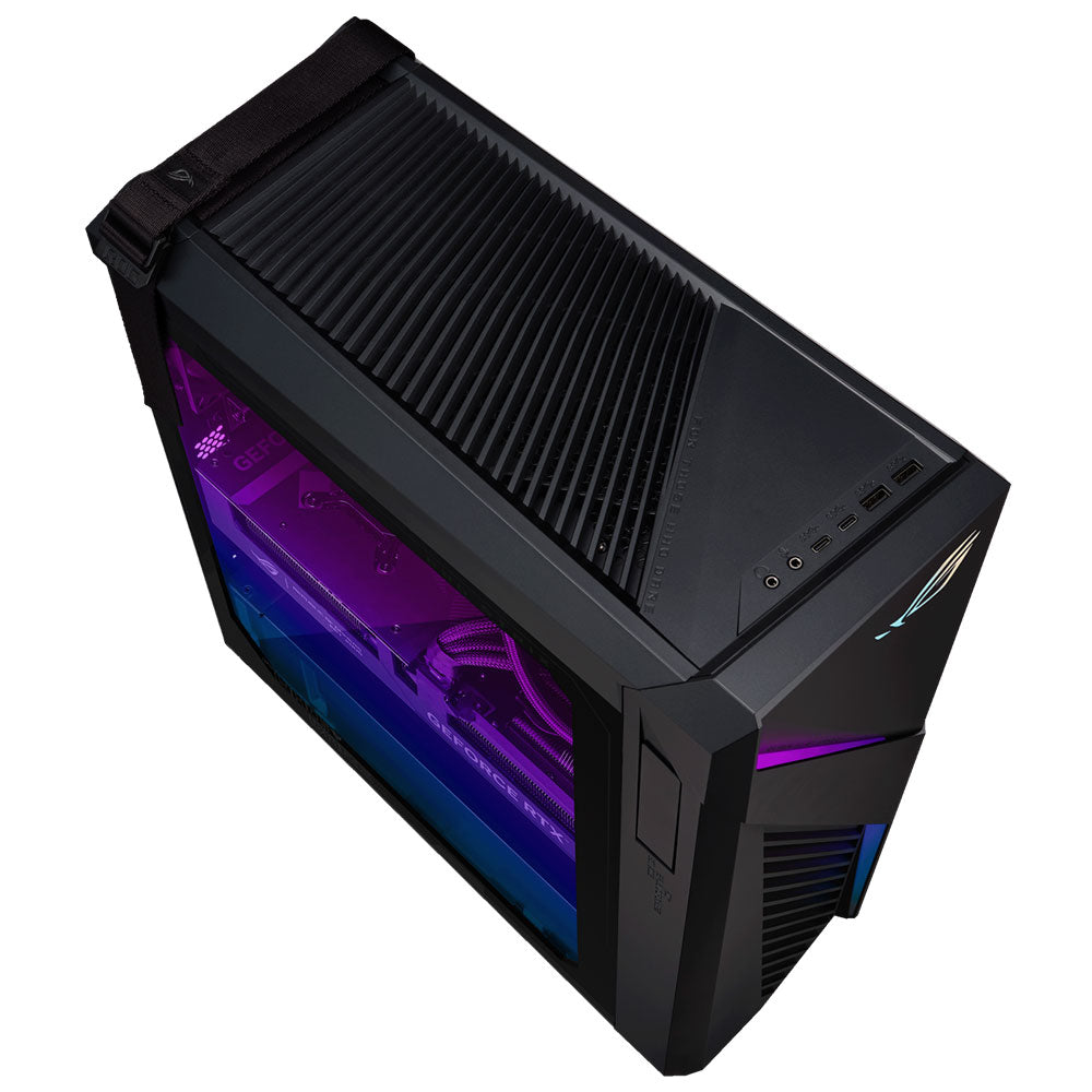 كمبيوتر ميد تاور اسوس جيمنج ROG STRIX G16CHR (انتل كور i7-14700F - رام 16 جيجابايت - هارد 1 تيرابايت M.2 NVMe - نفيديا جيفورس 8 جيجابايت RTX 4060 GDDR6 - ويندوز 11 - كيبورد + ماوس) - رمادي