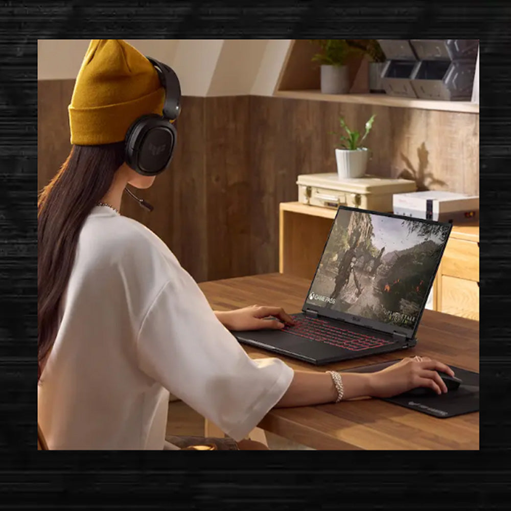 لاب توب اسوس جيمنج TUF Gaming A16 FA608WI-QT321W (اي إم دي رايزن AI 9 HX 370- رام 16 جيجابايت - هارد 1 تيرابايت M.2 NVMe - نفيديا 8 جيجابايت RTX 4070 - شاشة 16.0 بوصة 165 هرتز 2.5K WQXGA IPS - ويندوز 11)