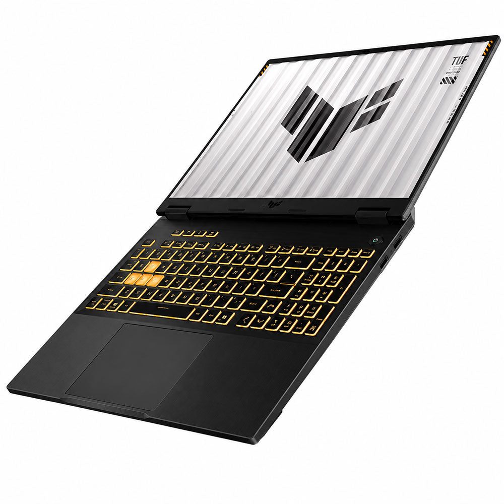 لاب توب اسوس جيمنج TUF Gaming F16 FX608JHI-TU655W (انتل كور i5 14450HX - رام 16 جيجابايت - هارد 512 جيجابايت M.2 NVMe - نفيديا 8 جيجابايت RTX 5050 - شاشة 16.0 بوصة 144 هرتز WUXGA IPS - ويندوز 11) - رمادي داكن