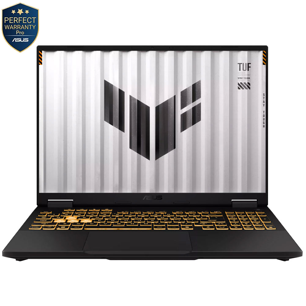 ASUS TUF Gaming F16 FX608JHI-TU657W Laptop (Intel Core i7-14650HX - 16GB Ram - M.2 NVMe 512GB - Nvidia RTX 5050 8GB - 16.0 Inch WUXGA IPS 144Hz - Win11) - Jaeger Gray