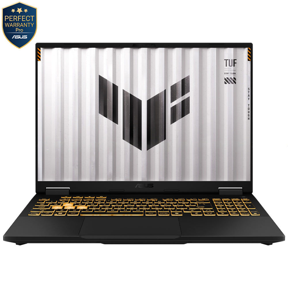 ASUS TUF Gaming F16 FX608JHR-RV057W Laptop (Intel Core i7-14650HX - 16GB Ram - M.2 NVMe 512GB - Nvidia RTX 5050 8GB - 16 Inch FHD+ IPS 165Hz - Win11) - Jaeger Gray