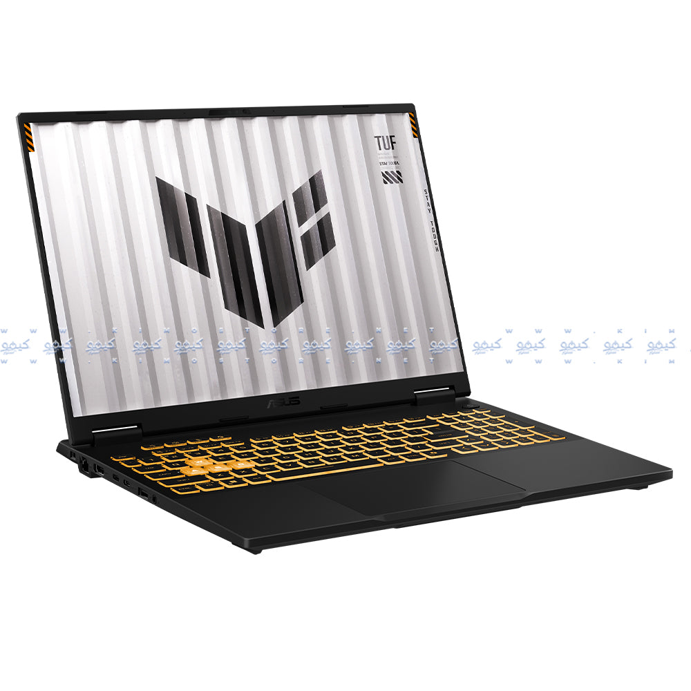 لاب توب اسوس TUF Gaming F16  FX608JMR-RV017W (انتل كور 7 -14650HX - رام 16 جيجابايت - هارد 1 تيرابايت M.2 NVMe - نفيديا 8 جيجابايت RTX 5060 - شاشة 16.0 بوصة 165 هرتز WUXGA IPS - ويندوز 11) - رمادي