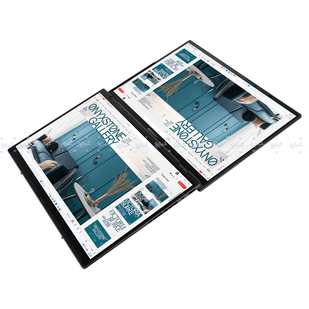 ASUS ZenBook Gaming Laptop (Intel Core Ultra 9 285H - 32GB Ram - M.2 NVMe 2TB - Intel Arc Graphics - 14.0 Inch 3K Touchscreen 120Hz - Stylus ASUS Pen - Laptop Sleeve - Win11) - Inkwell Gray