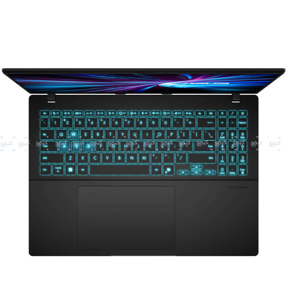 لاب توب اسوس جيمنج TUF V16 V3607VH-EG005W (انتل كور 5-210H - رام 16 جيجابايت - هارد 1 تيرابايت M.2 NVMe - نفيديا 8 جيجابايت RTX 5050 -  شاشة 16.0 بوصة 144 هرتز WUXGA  - ويندوز 11) - اسود