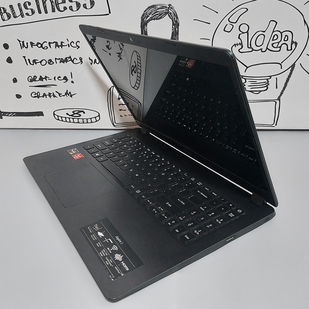 لاب توب ايسر Aspire 5 A515-43 (اى ام دى رايزن 5 3500U - رام 8 جيجابايت 256GB M.2 - DDR4 -اى ام دى راديون 2 جيجابايت Vega 8 - شاشة 15.6 بوصة FHD - كاميرا) استعمال خارج