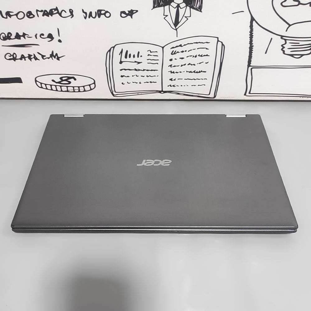 Acer Spin SP314-51 X360 2In1 Laptop (Intel Core I5-8250U - 8GB DDR4 - SSD 256GB - Intel UHD Graphics - 14.0 Inch FHD Touchscreen 360° - Cam) Original Used