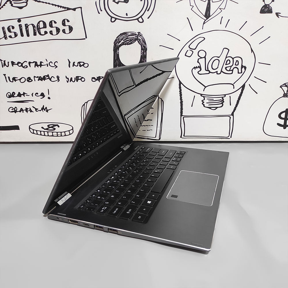 Acer Spin SP513-35N 2In1 X360 Laptop (Intel Core i5-8265U - 8GB DDR4 - SSD 256GB - Intel UHD Graphics - 13.3 Inch FHD Touchscreen 360° - Cam) Original Used