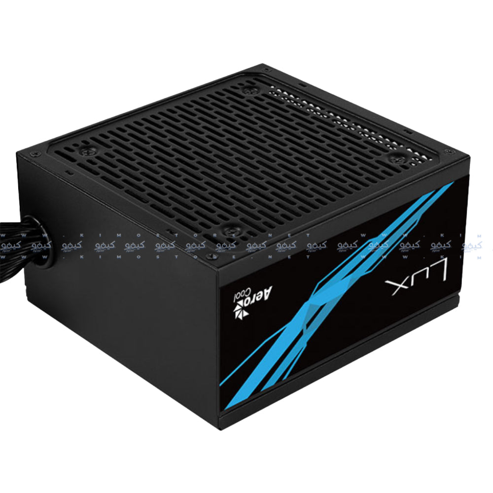 AeroCool B509A Flow ARGB Gaming Mid Tower Case + Lux 80 Plus Bronze Power Supply 650W - Black