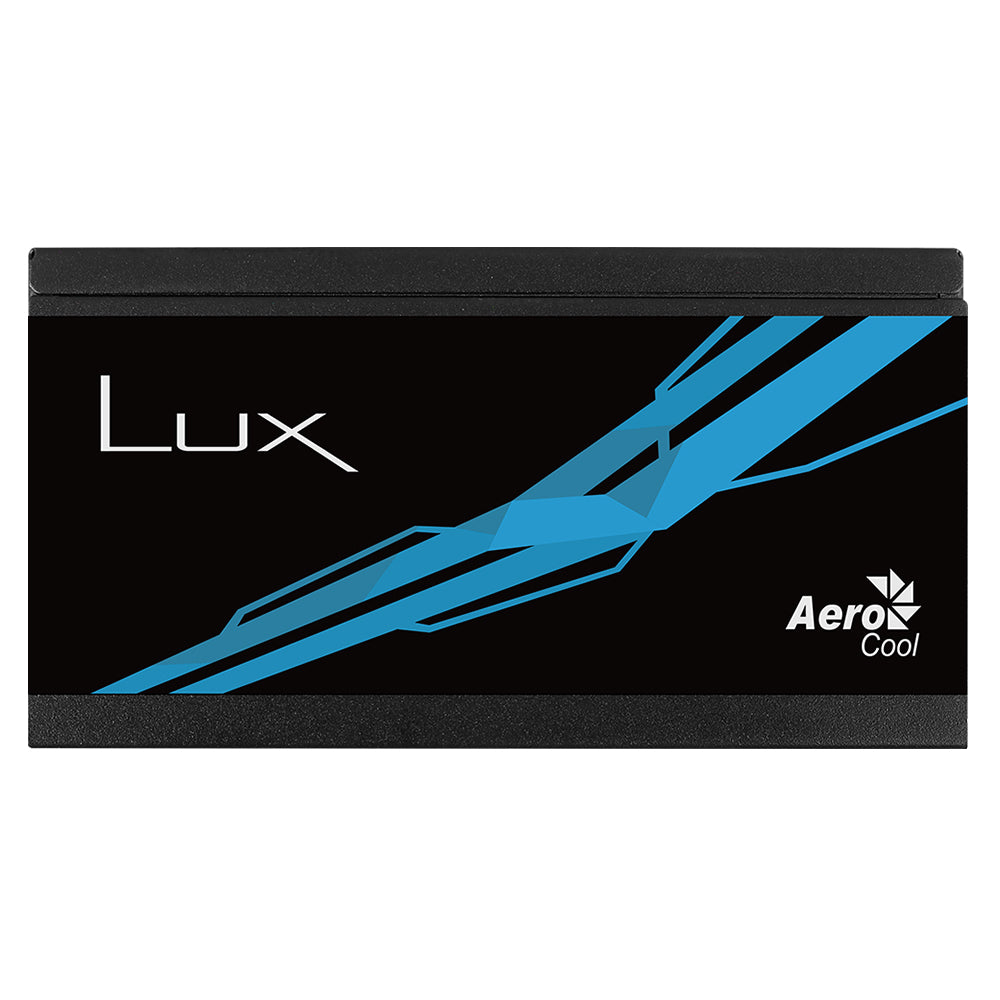 AeroCool Lux 650W 80 Plus Bronze Certified Power Supply - Black (Tray)