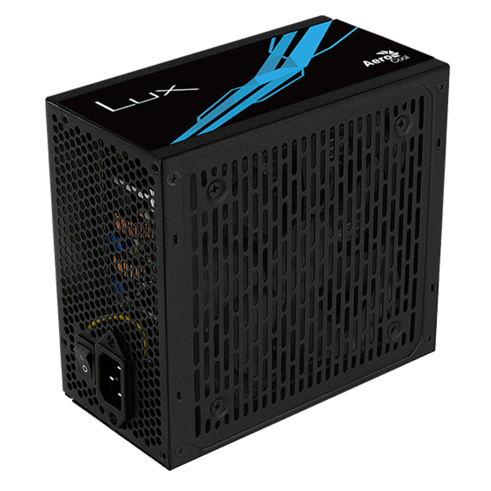 AeroCool Lux 650W 80 Plus Bronze Certified Power Supply - Black (Tray)