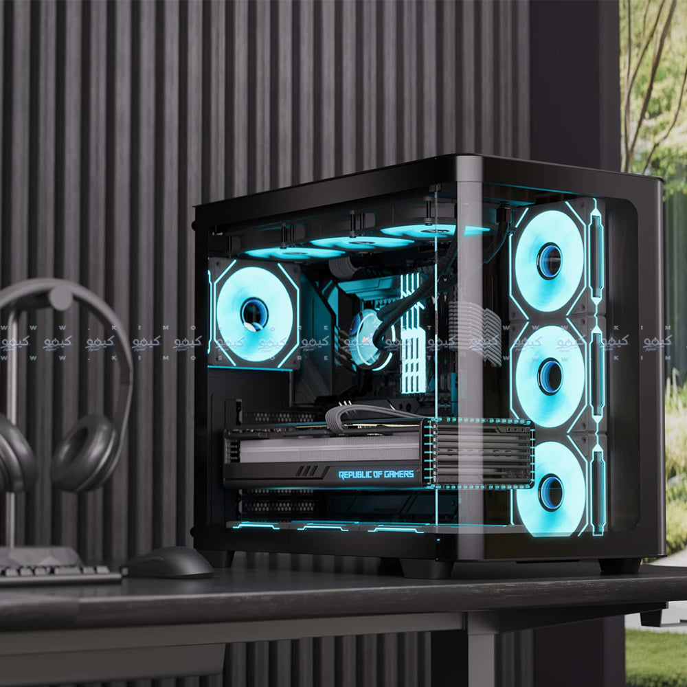 كيس ميد تاور أيروكول ARGB جيمنج P500C