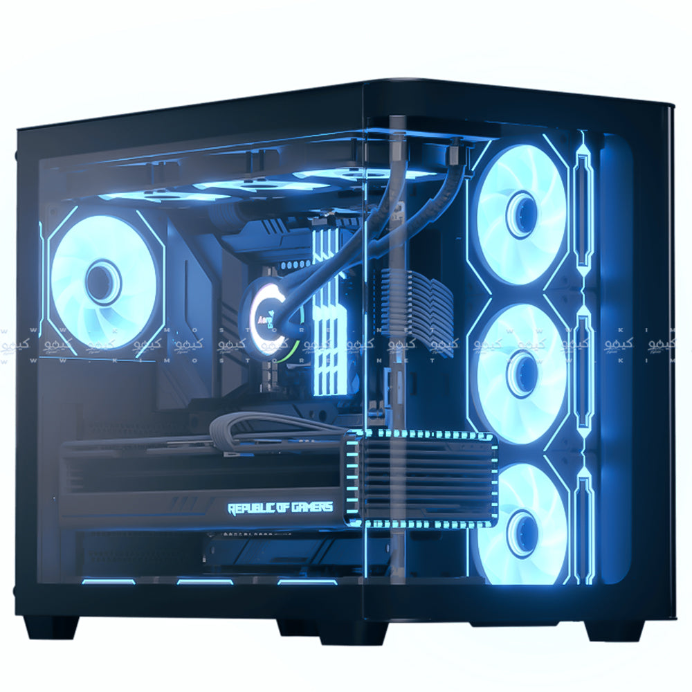 AeroCool P500C ARGB Gaming Mid Tower Case + 80 Plus Bronze Power Supply 750W