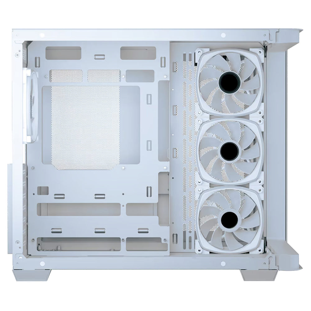 AeroCool P500C Evo ARGB Gaming Mid Tower Case - White