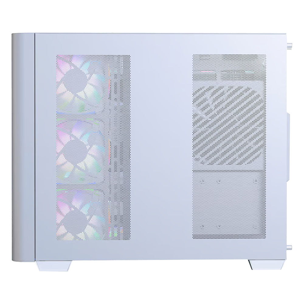 AeroCool P500C Evo ARGB Gaming Mid Tower Case - White