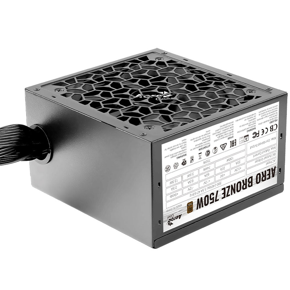 Aerocool Aero Bronze 750W 80 PLUS Bronze Certified Power Supply