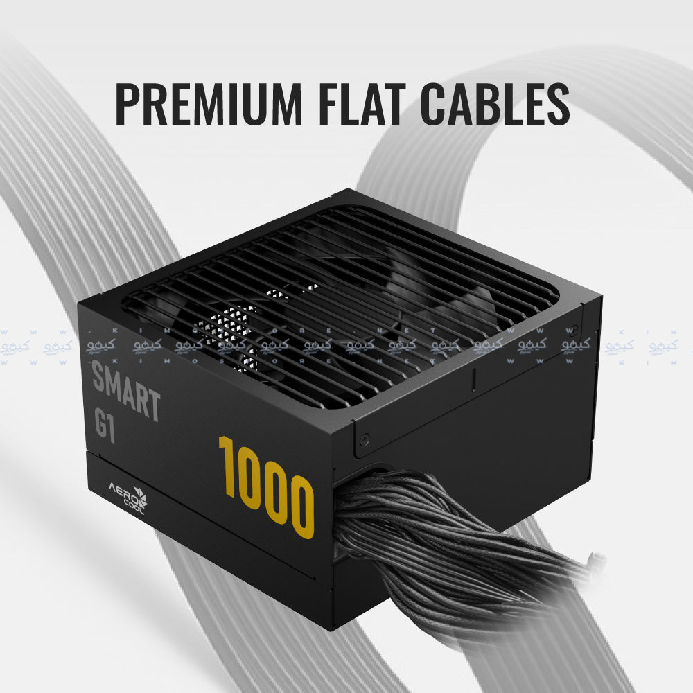 باور سبلاي أيروكول 80 بلس ذهبي 1000 وات Smart G1 Gold