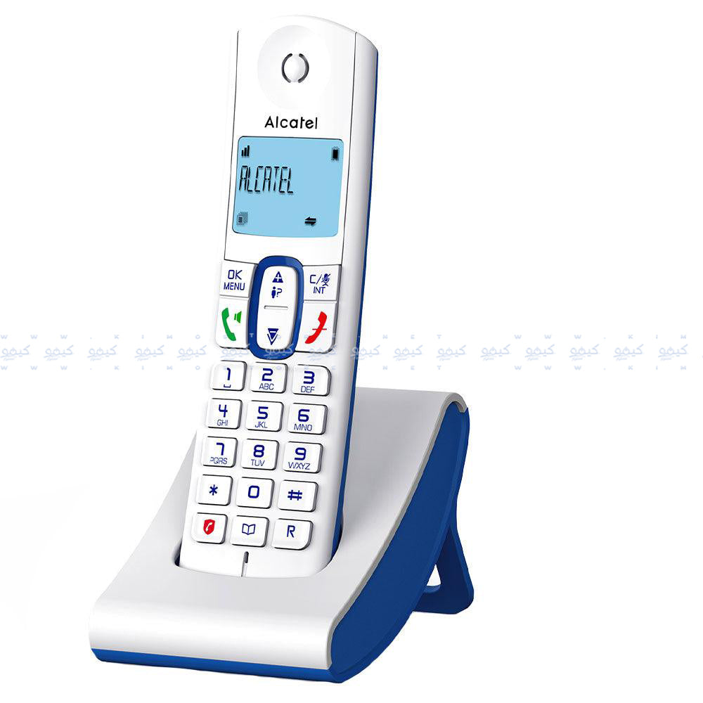 Alcatel F630 Cordless Telephone - White x Blue