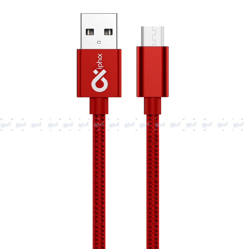 Alpha AC3 USB To Micro Cable 3A Fast Charging 1m - Red