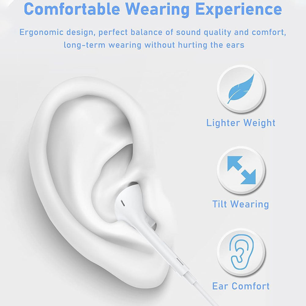 سماعة أذن سلكية ألفا بمنفذ تايب سي X13