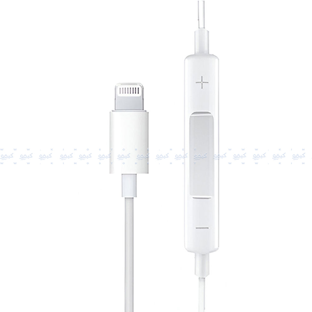 سماعة أذن سلكية ألفا بمنفذ لايتنينج X25 - ابيض