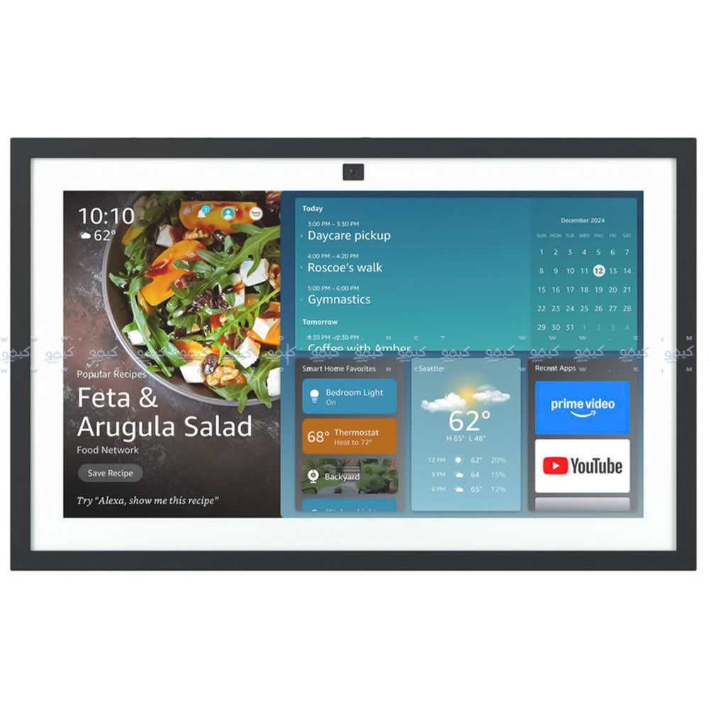 شاشة سمارت اليكسا أمازون 15.6 بوصة FHD إيكو شو 15 الجيل الثاني مع Fire TV ريموت