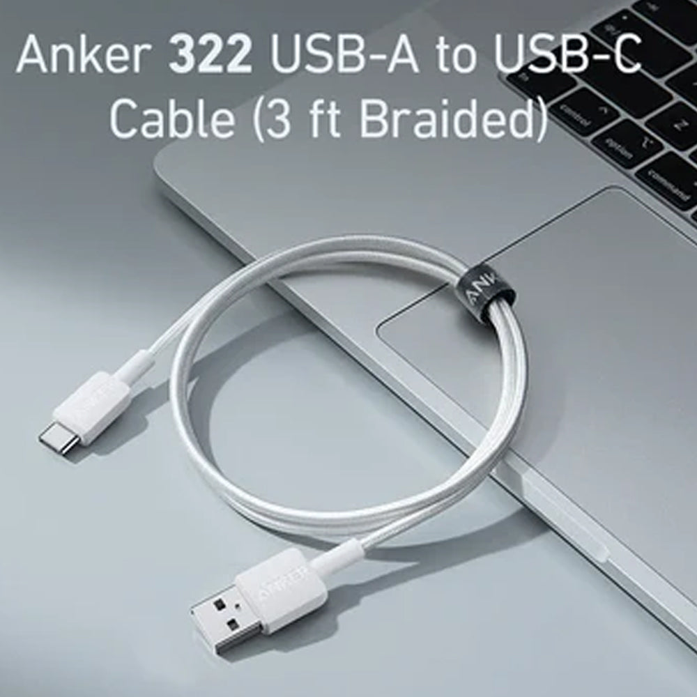 كابل شاحن موبايل انكر يو اس بي إلى تايب سي بقوة 15 وات شحن س